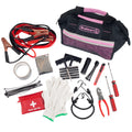 55 Piece Pink Emergency Roadside Kit J122383