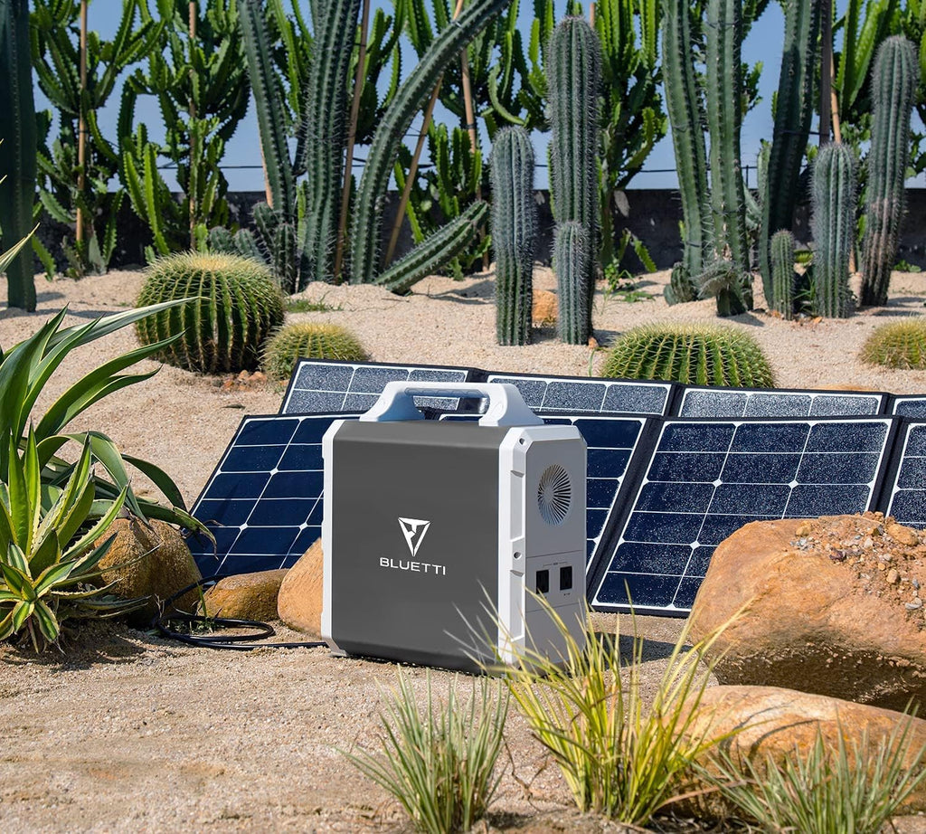 Portable Power Station 1200Wh 1000W Solar Generator with 2x110V AC Outlets M88146