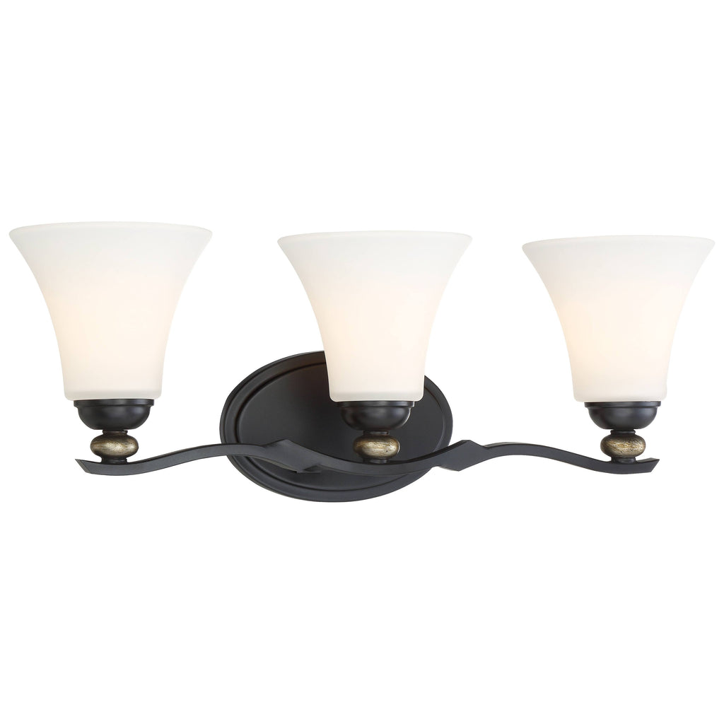 3-Light Lathan Bronze Bath Light I6426