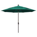 11 ft. Bronze Aluminum Patio Umbrella with Crank Lift T4460