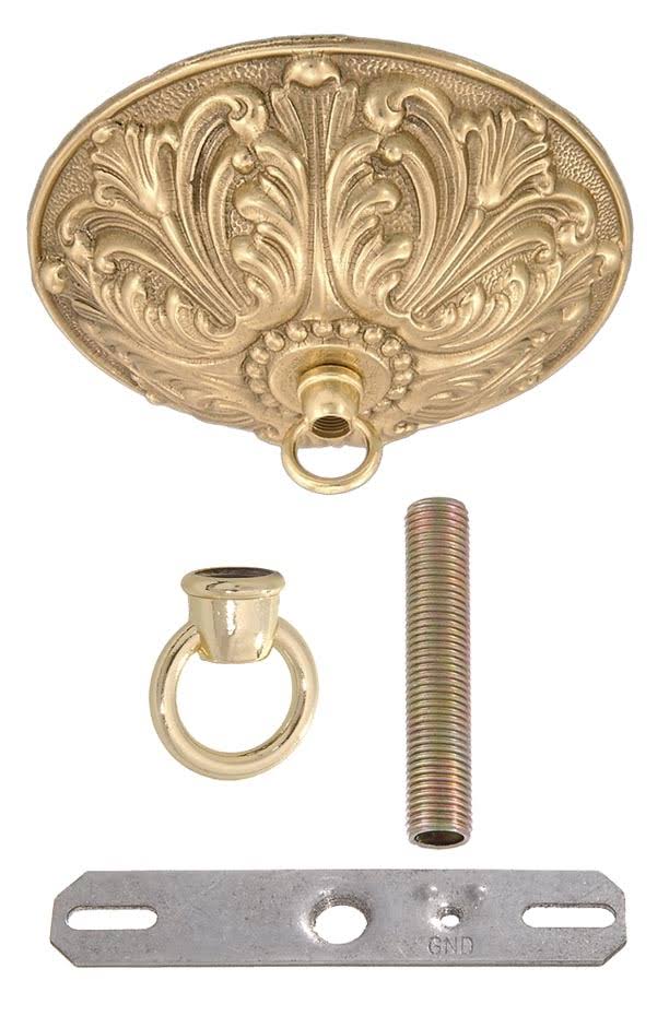 Unfinished Brass Die Cast Brass Canopy Lamp X63067