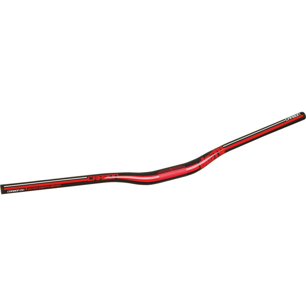 Black/Red Carbon Riser Handlebar 787mm F918783