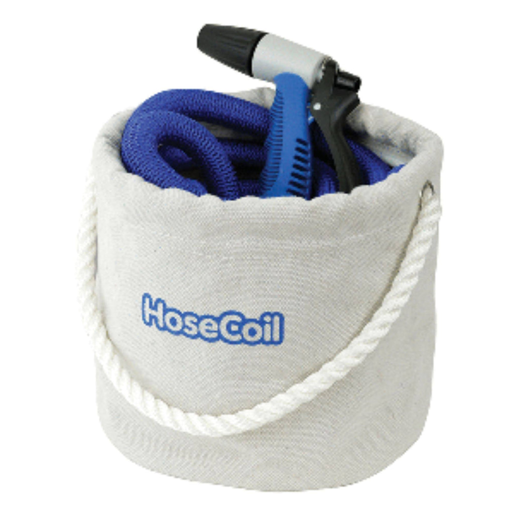 Canvas Bucket Expandable Hose with Rubber Tip Nozzle S115