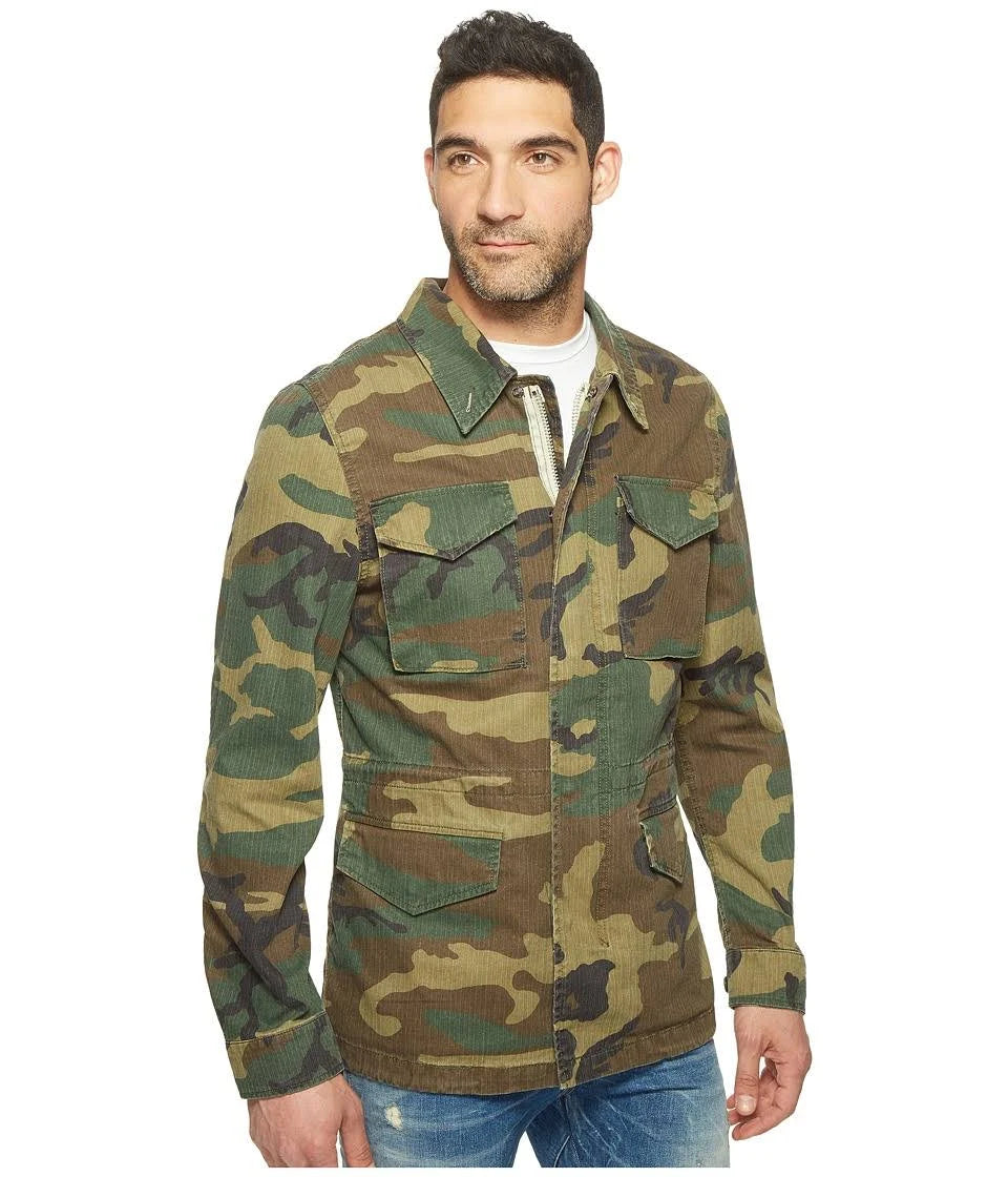 Camo Woodland Field Coat D7472