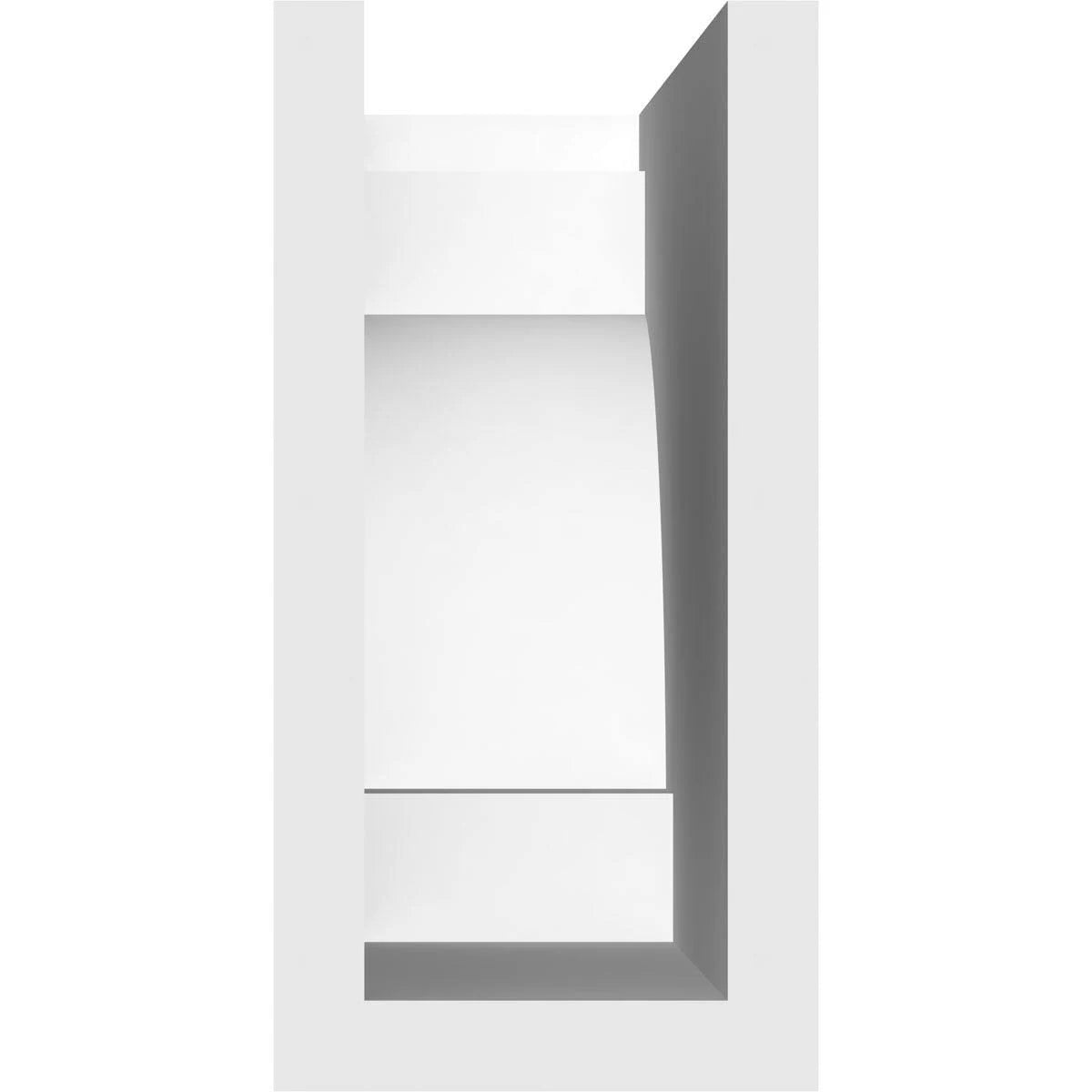 10 x 5 x 42 in. PVC Rafter Tail U114