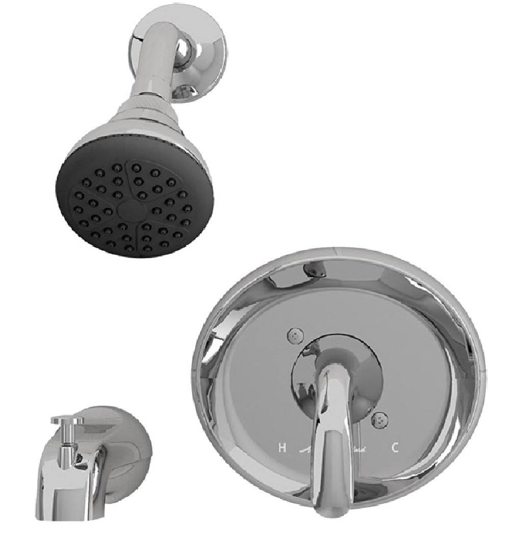 Polished Chrome Tub and Shower Faucet B29717
