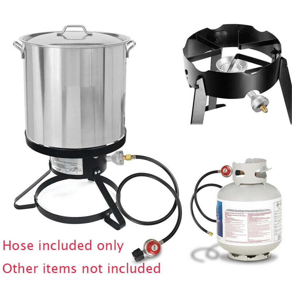 4FT Low Pressure Propane Regulator Hose for BBQ Gas Grill Heater Stove Burner Y482