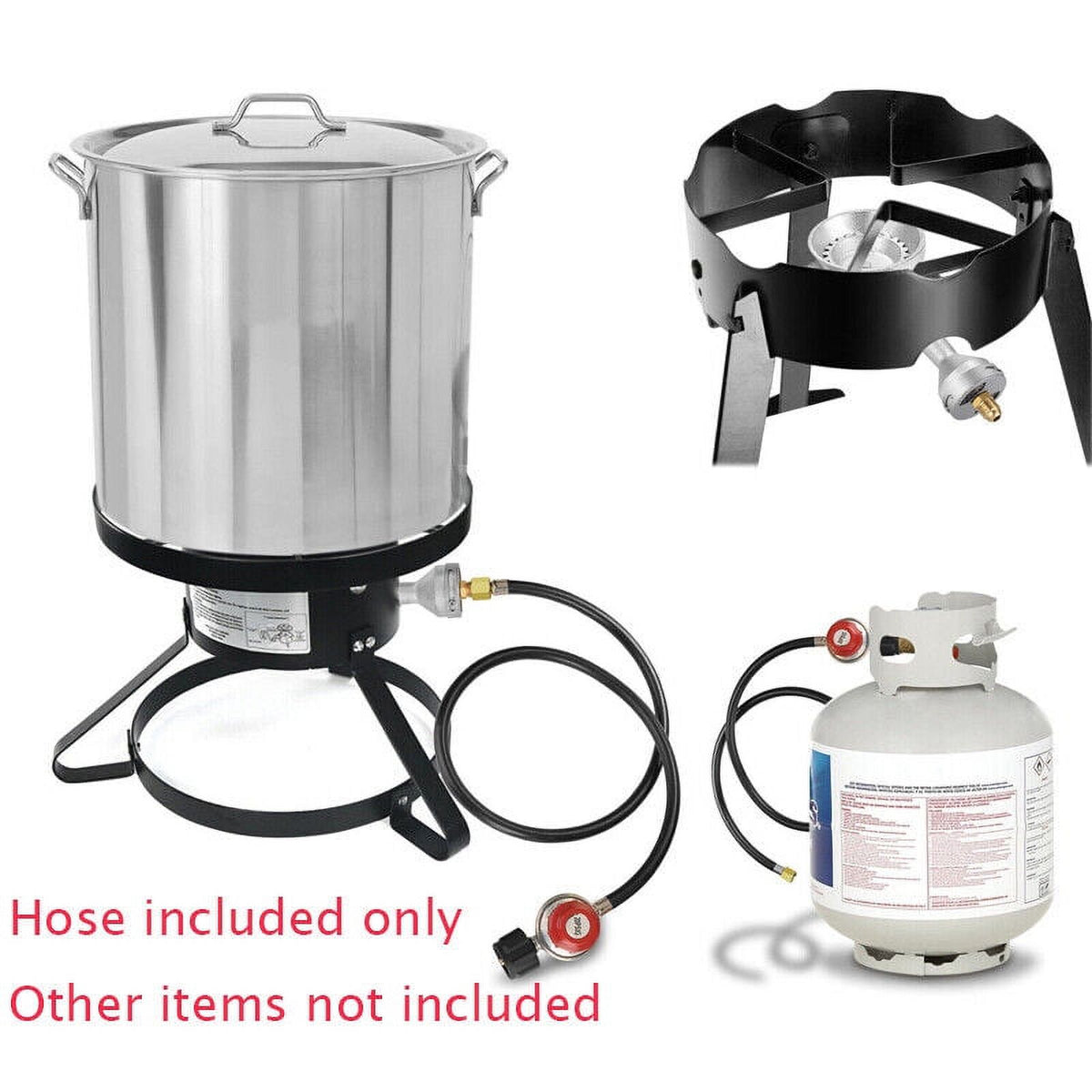 4FT Low Pressure Propane Regulator Hose for BBQ Gas Grill Heater Stove Burner Y482