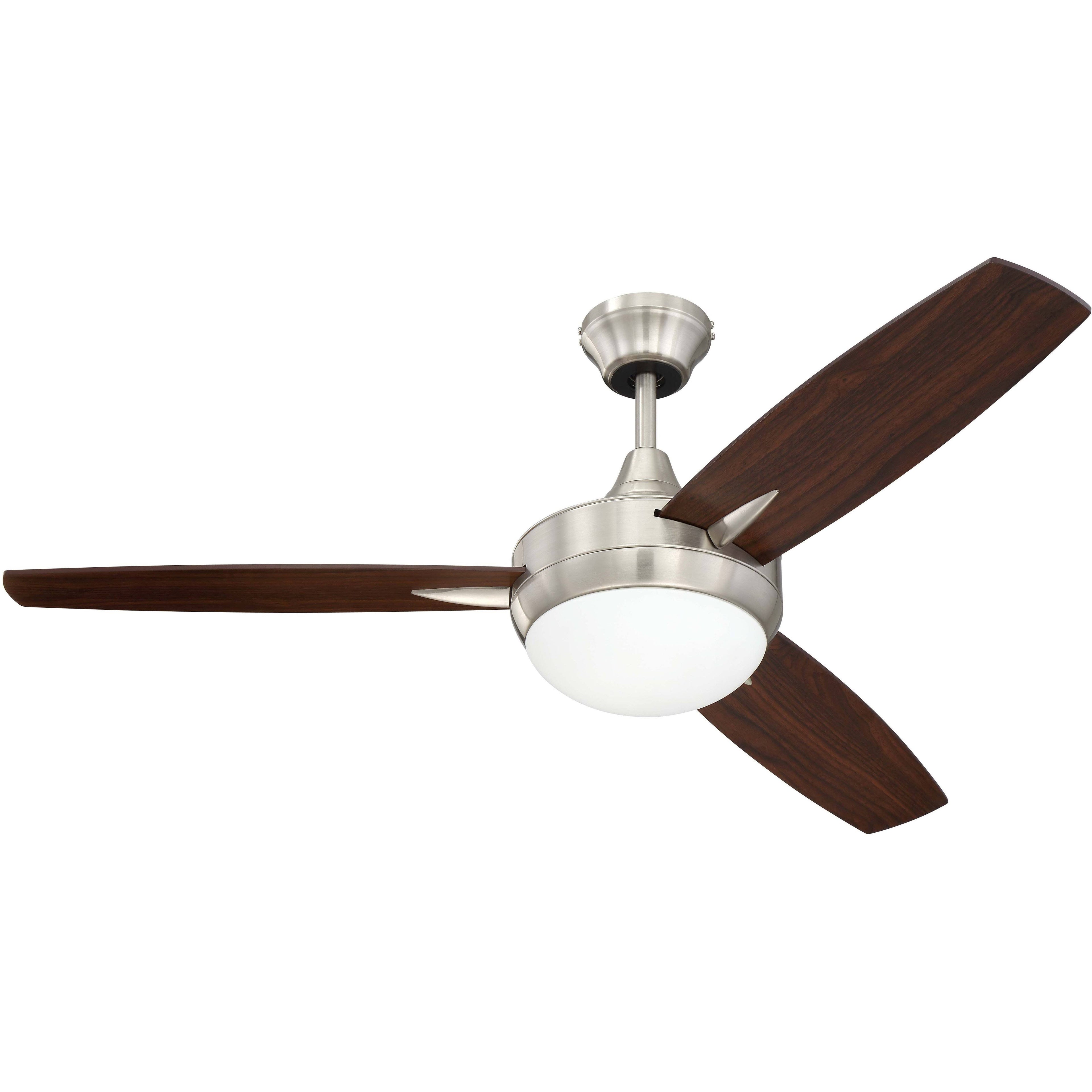 Brushed Polished Nickel Ceiling Fan R291