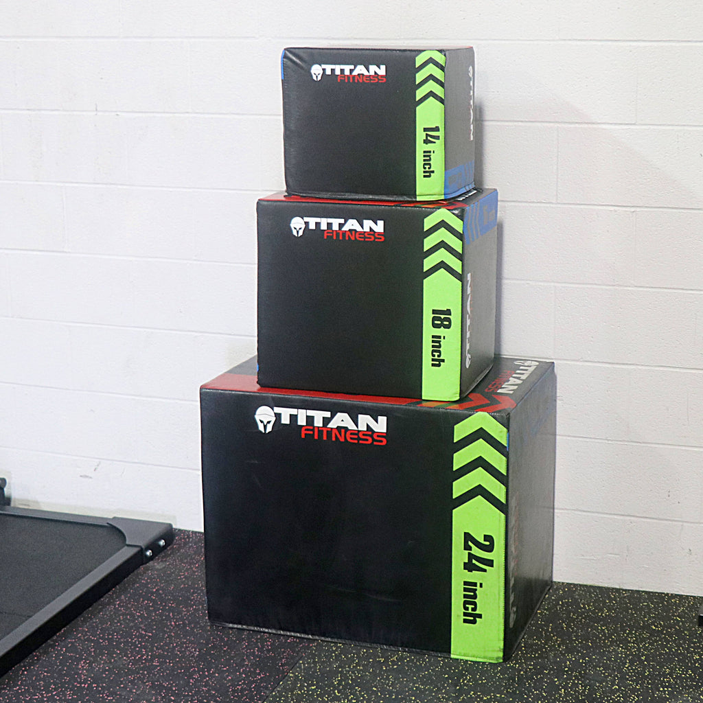 Titan 3-in-1 Heavy Foam Plyometric Box 16 inch 18 inch 20 inch Z4369