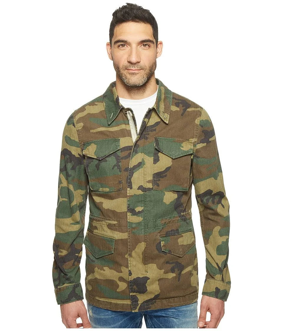 Camo Woodland Field Coat D7472