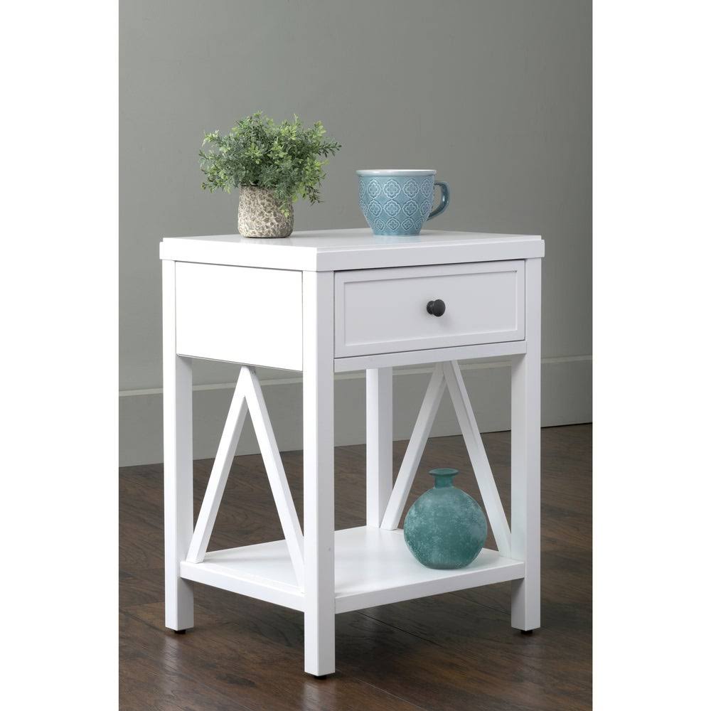Acacia Wood End Table A729