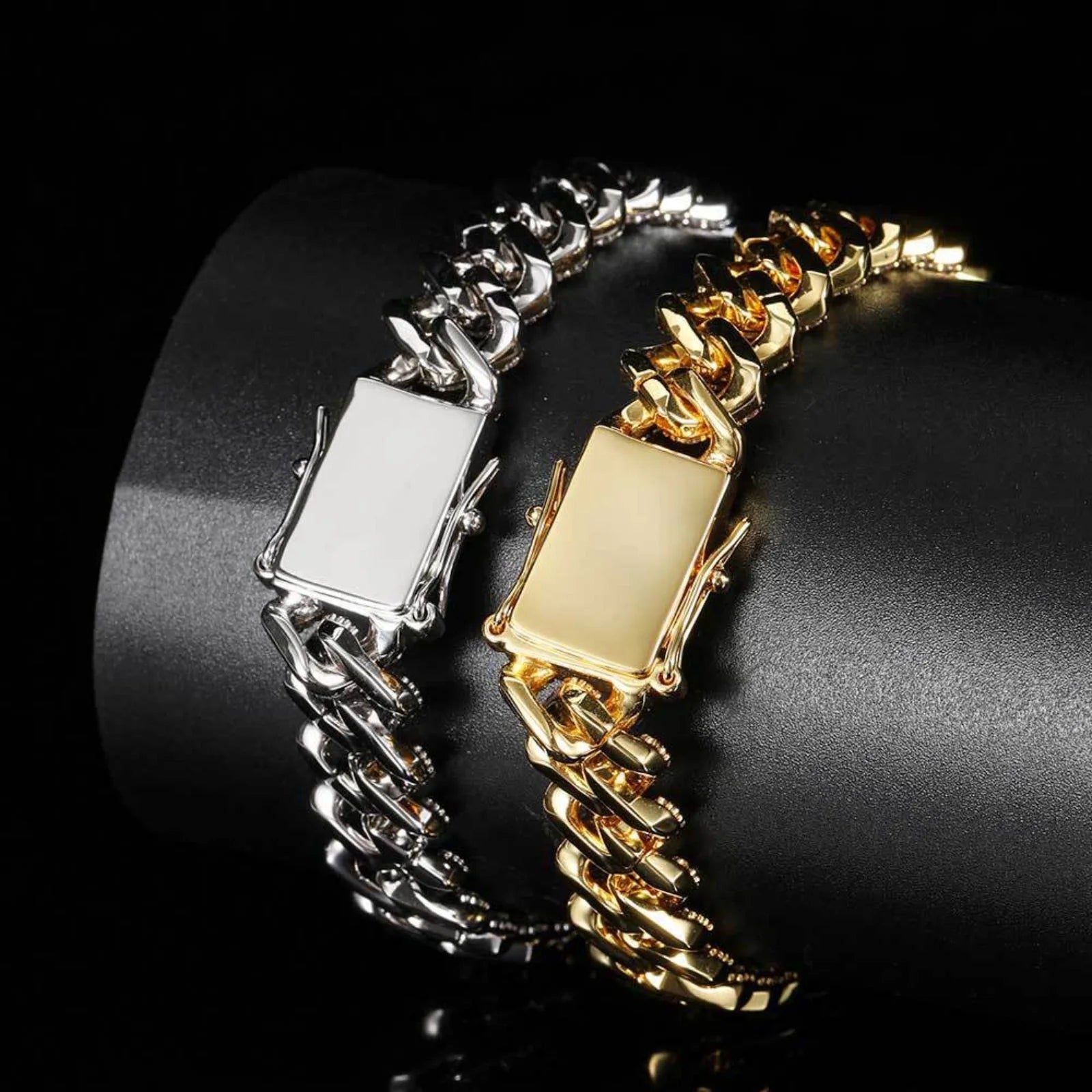 12MM Iced Out Miami Cuban Link Chain Necklace, 16-24 Inch C3192