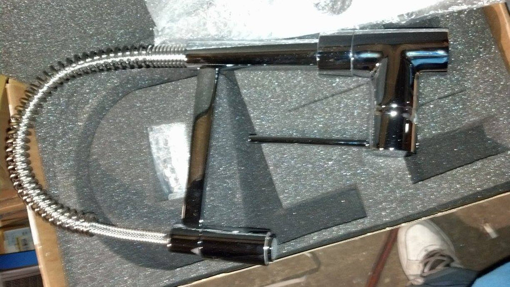 Chrome Single Handle Kitchen Faucet G697