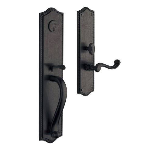 Venetian Bronze Single Cylinder Mortise Handleset Trim Set X294