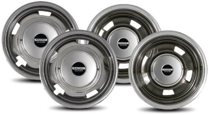 Polished 17 Inch 8 Lug Stainless Steel Wheel Simulator Kit R847729