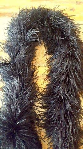 6 Ply Hot Pink Ostrich Feather Boa W3687