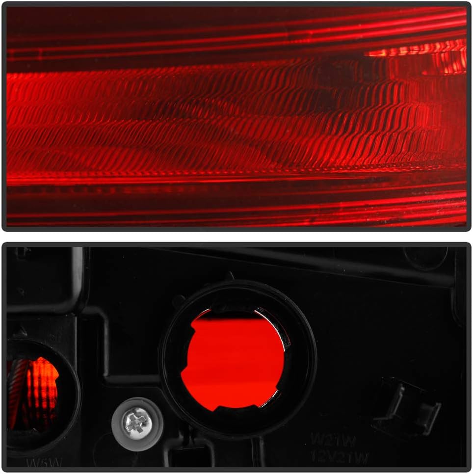 All Red Lens Tail Lights Assembly O729910
