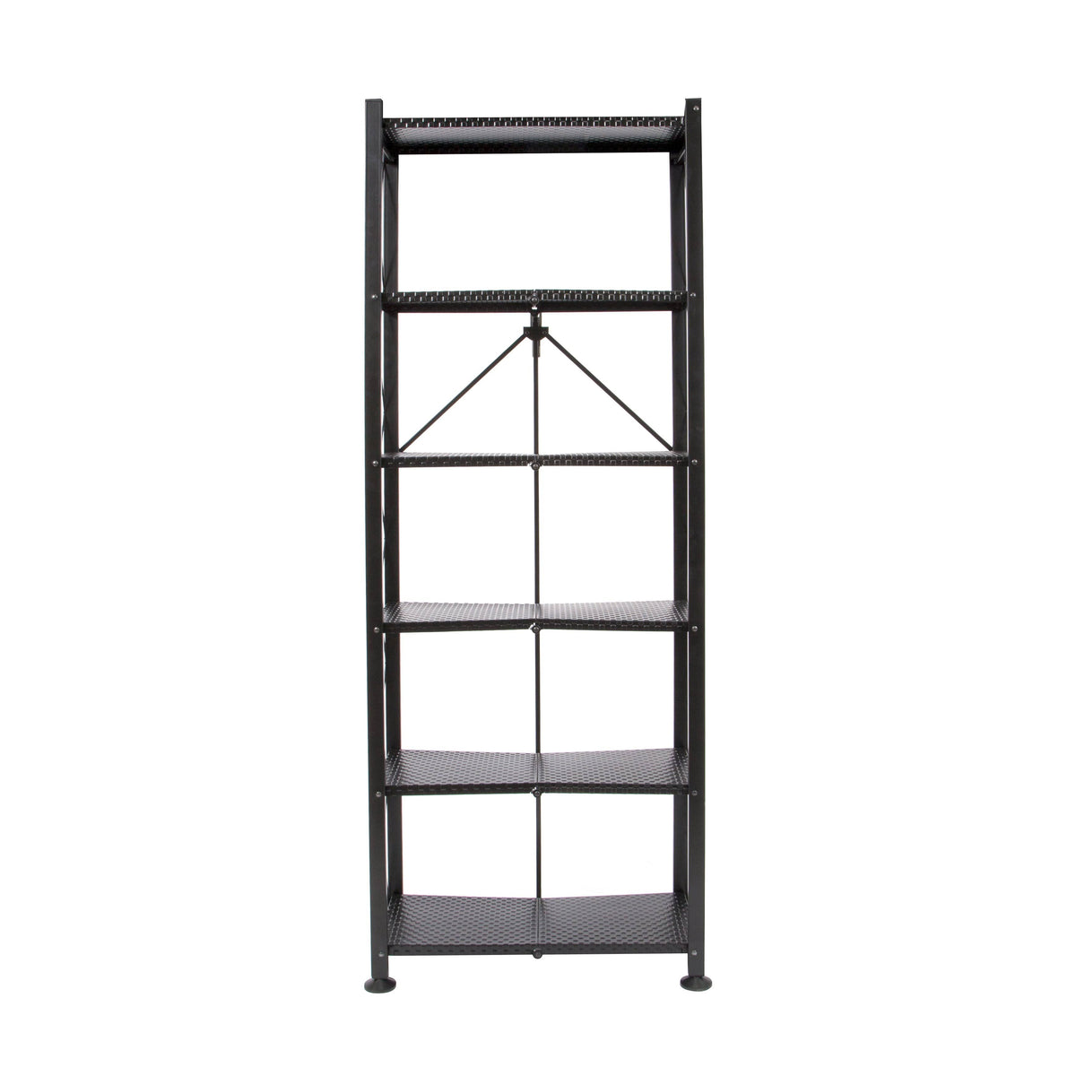 Black 6-Tier Book Shelf N220