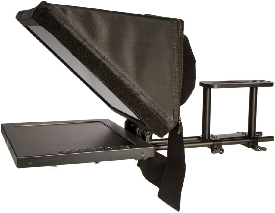 15-inch Adjustable Glass Teleprompter - Black B187992