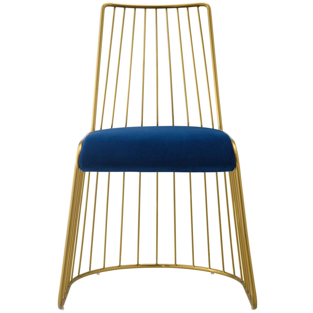 Navy Velvet Dining Chair D68069
