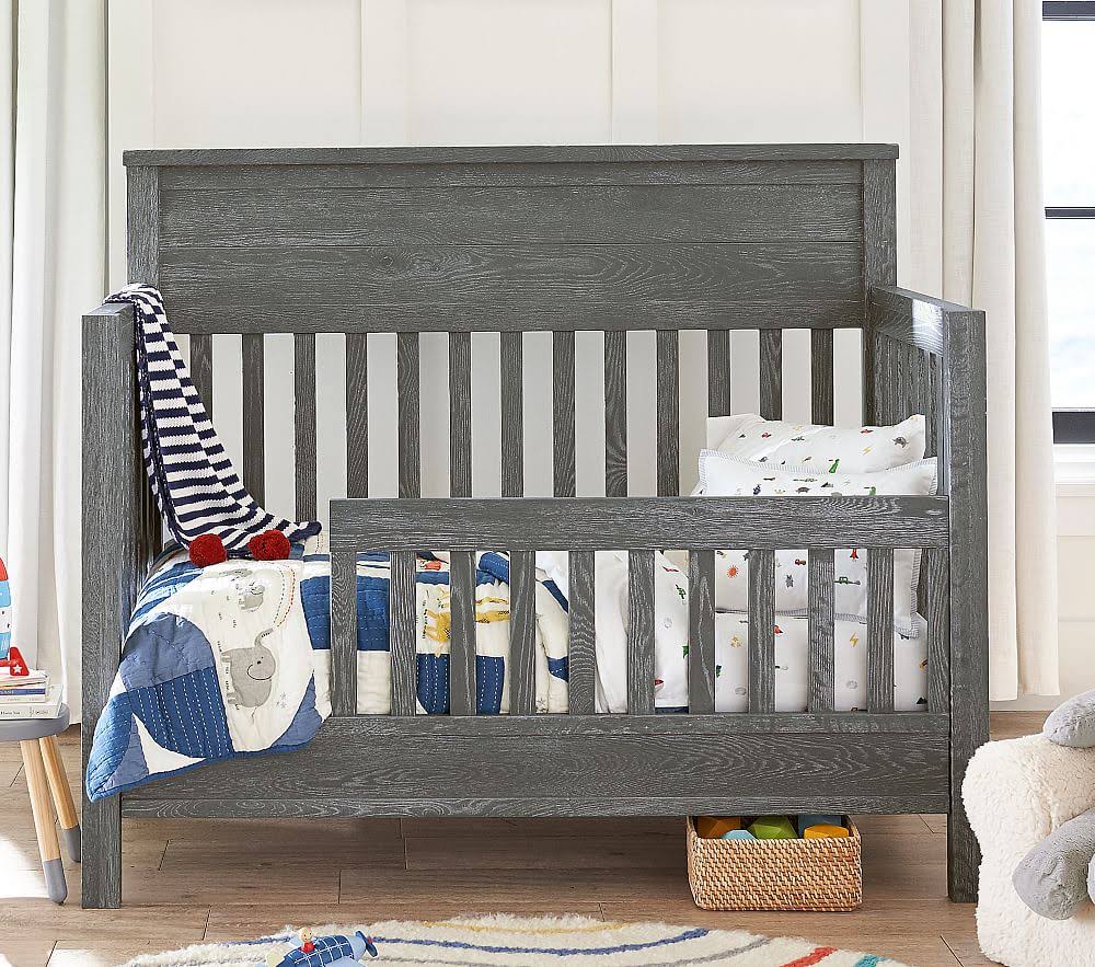 4-in-1 Toddler Bed Conversion Kit, Weathered Navy T889