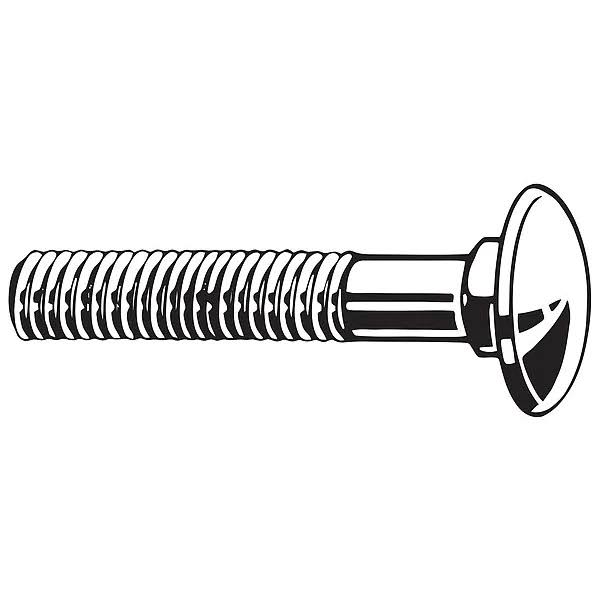Carriage Bolt, Low Carbon Steel C7620