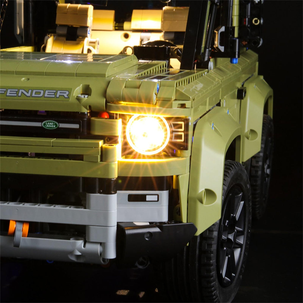 LED Lighting Kit for Land Rover Defender Building Blocks Model B18868