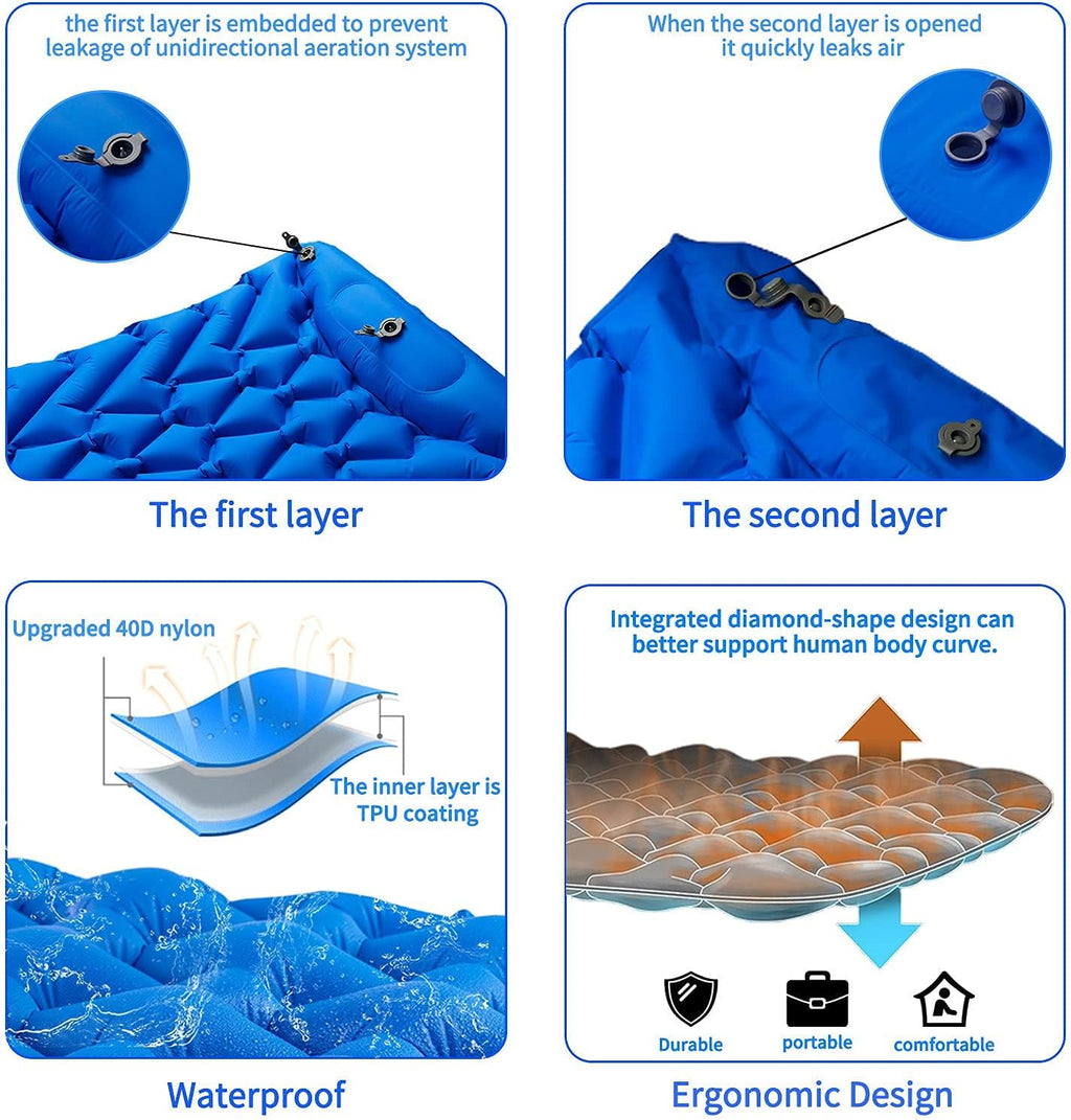 Ultralight Inflatable Camping Sleeping Pad H6052